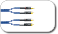 Sommercable patch cable SC-ONYX with two HICON RCA male connector