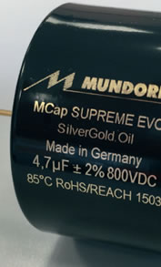 Condensateurs Mundorf MCap Supreme Evo