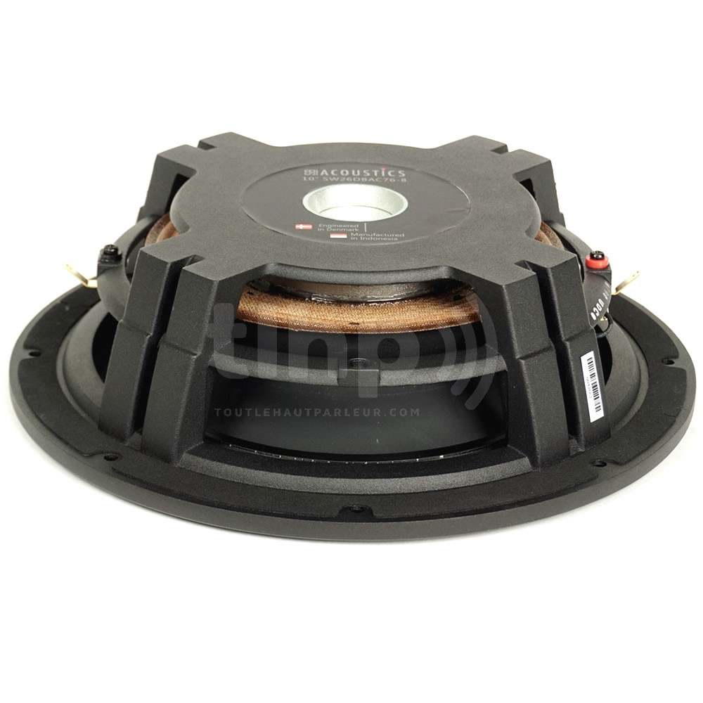 Speaker SB Acoustics SW26DBAC76-8, impedance 8 ohm, 10 inch