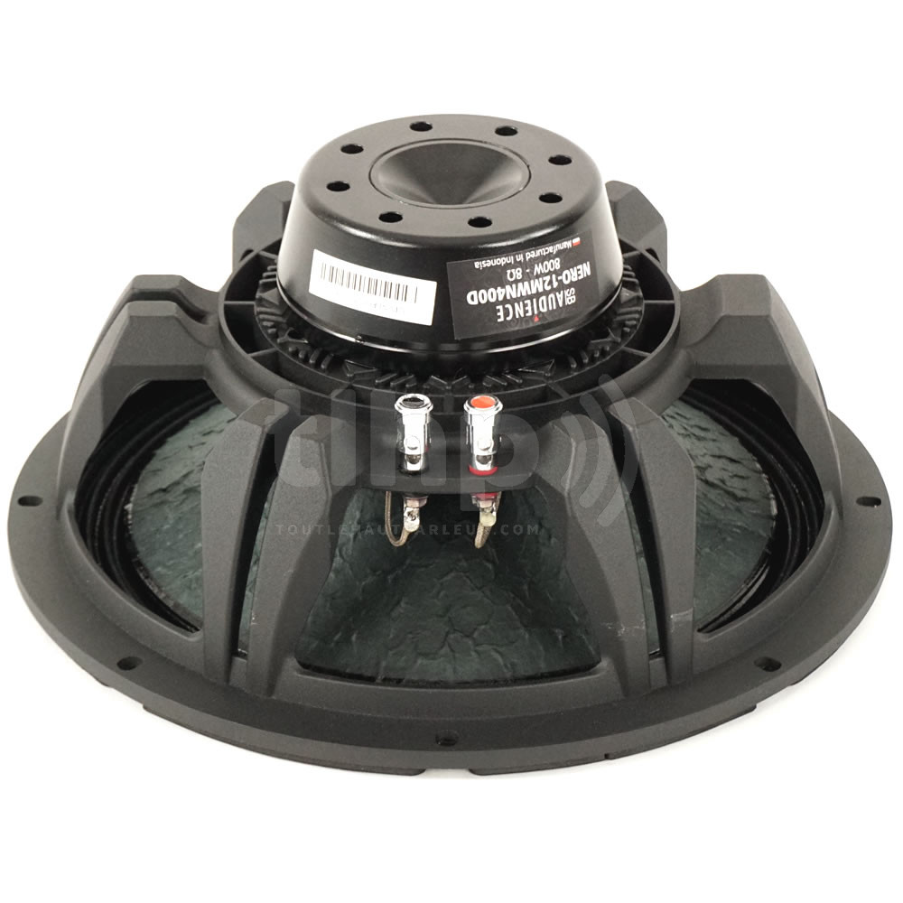 Million/デトネーター 北欧メロハー Speaker SB Audience NERO-12MWN400D, 8 ohm, 12 inch
