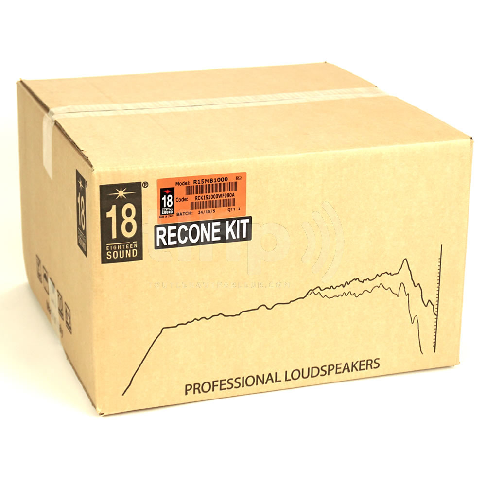 Recone kit for 18 Sound 15MB1000, 8 ohm, glue not included
