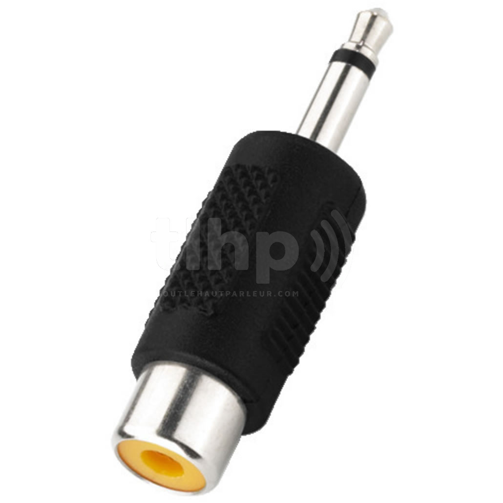 3.5mm Mono Plug to RCA Jack Adapter