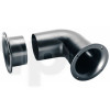 Elbow tube 80 mm, length 250 mm, for bass-reflex cabinet