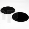 Pair of magnetic black fabric cover for speakers SB Acoustics SATORI MW19P, MW19PF and MW19PNW