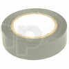 Roll of grey flexible PVC adhesive, width 15 mm, length 10 m, resistance to abrasion, corrosion and humidity