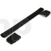 Strap handle, dimensions 248 x 33 mm, total thickness 10 mm, fixing by two screws diameter 5.5 mm with countersunk head