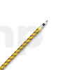 Sommercable SC-CLASSIQUE instrument cable, by meter, PVC fabric Ø6.5 mm, yellow tweed vintage, 1 x 0.5mm²
