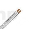 Sommercable SC-PRISMA speaker cable, by meter, OFC, 2x2.5mm², PVC, 9.5x4.3mm, white