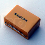 MKT 250VDC Visaton capacitor, 47µF, 44 x 38 mm, lenght 63 mm