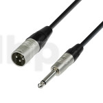 Adam Hall Cables Série 4 Star - Câble Micro REAN XLR mâle vers Jack 6,35 mm mono 5,0 m