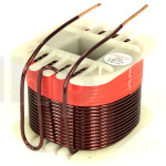 Mundorf VL236 air core coil, 0.1mH ±2%, 0.04ohm, 2.36mm OFC-copper wire, Ø58xH28mm, with vaccum impregnated wire