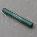 SETA vitreous wire wound resistor 10 ohm 5%, 25w, série RWS864/RWS1064, 65 x 9.5 mm