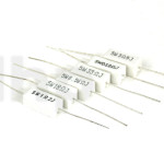 TLHP ceramic resistor, 2.7ohm 5% 5W, 23x9.5x9mm
