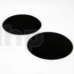 Pair of magnetic black fabric cover for speakers SB Acoustics SATORI MW16P, MW16PF, MW16PNW, MR16P, MR16PNW and MW16TX