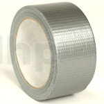 Roll of highly resistant grey Ar-Men sealing tape, fabric and polyethylene with rubber, width 50 mm, length 25 m