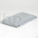 High quality shiny light grey acoustic fabric for speaker front, acoustic special, 120gr/m², 100% polyester, dimensions 70 x 150 cm
