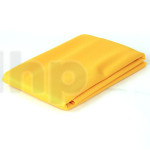 High quality "Bull" yellow acoustic fabric for speaker front, acoustic special, 120gr/m², 100% polyester, dimensions 70 x 150 cm