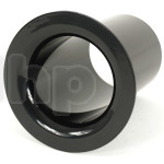 Bass-reflex vent tube diameter 65 mm, length 110 mm, black plastic, flared outlet