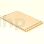 Wood board for crossover, plywood 18 mm thick, dimensions 360x220 mm