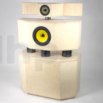 Column speaker kit KRISTEL with cabinet kit, speakers and passive crossover