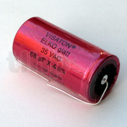 Bipolar Electrolytic capacitor 35VAC, 82 µF