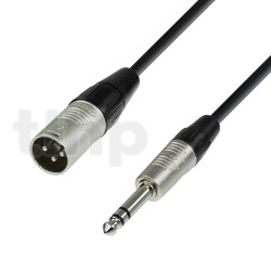 Adam Hall Cables Série 4 Star - Câble Micro REAN XLR mâle vers Jack 6,35 mm stéréo 10,0 m