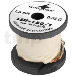 Ferrite core coil Monacor LSIF-150/1, 1.5mH, 0.35ohm, Ø26 x 26mm