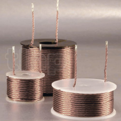 Mundorf LL60 litz wire air core coil, 1mH ±2%, 0.27ohm, 7x0.6mm wire OFC-copper 99.99% with backed varnish wire, Ø28xL77mm