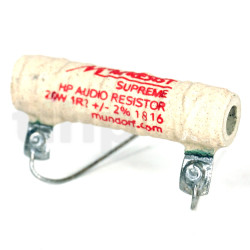 Supreme Mundorf Resistor, 4.7ohm ±2%, 20W, Ø14xL51mm