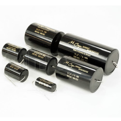Mundorf MCap Supreme Classic Silver Gold Oil capacitor, 0.01µF ±5%, 1000VDC/690VAC, Ø17xL36mm
