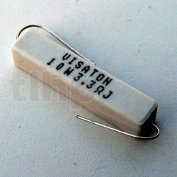 Ceramic resistor Visaton 10 Watts, 1.5 ohm, 1.89 x 0.4 x 0.4 inch