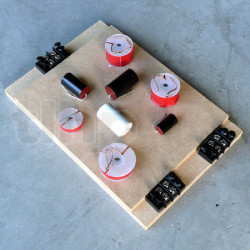 2-way crossover kit, frequency cut at 8500 Hz, 24 dB, 8 ohm
