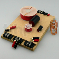 3-way crossover kit, frequency cut at 800 et 8000 Hz, 6 dB, 8 ohm