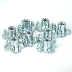 Set of 8 M4 teenut, 8.5 mm lenght