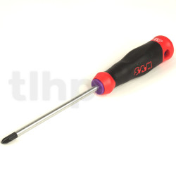 SAM screwdriver Pozidriv PZ2 6x125 with ergonomic handle, length 248 mm