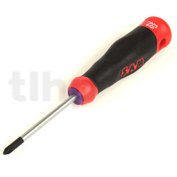 SAM screwdriver Pozidriv PZ1 5x75 with ergonomic handle, length 187 mm