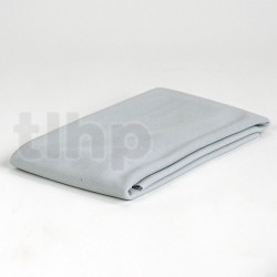 High quality shiny light grey acoustic fabric for speaker front, acoustic special, 120gr/m², 100% polyester, dimensions 70 x 150 cm