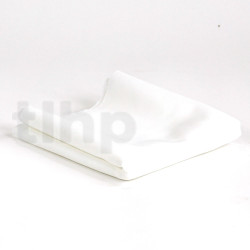 High quality white acoustic fabric for speaker front, acoustic special, special acoustic high quality, 120gr/m², 100% polyester, dimensions 70 x 150 cm