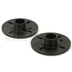 Pair of plastic 1-inch compression adaptor (with 2 or 3 screws) to 1 inch horn with 1" 3/8 thread