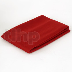High quality "Italian" red acoustic fabric for speaker front, acoustic special, 120gr/m², 100% polyester, dimensions 70 x 150 cm