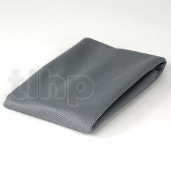High quality "Monza" grey acoustic fabric for speaker front, acoustic special, 120gr/m², 100% polyester, 150cm width, roll of 25m