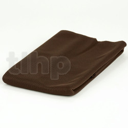 High quality "Chocolat" brown acoustic fabric for speaker front, acoustic special, 120gr/m², 100% polyester, 150cm width, roll of 25m