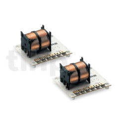 Pair of 2-way crossover, 150 Hz 6 dB/octave, 8 ohm, 70 x 80 mm