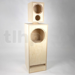 Flat wood cabinet kit Davis Acoustics MV15, finnish birch plywood 21 mm thick