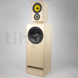 Column speaker kit MV15 with cabinet kit, speakers and passive crossover