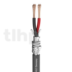 Sommercable MERIDIAN SP225 Install shielded speaker cable, by meter, OFC, 2x2.5mm², FRNC Ø7.8mm, grey