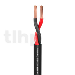 Sommercable MERIDIAN SP240 speaker cable, 500 meters spool, OFC, 2x4mm², PVC Ø9.5mm, black