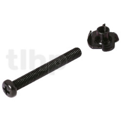 Set of 8 screws M5 x 40 mm (recessed head) with M5 nuts