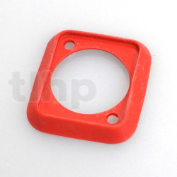Red gasket, D-shape, for dust an water resistant of chassis NC3MD… NC3FD...