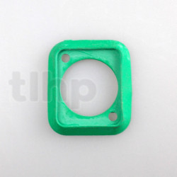 Green gasket, D-shape, for dust an water resistant of chassis NC3MD… NC3FD...